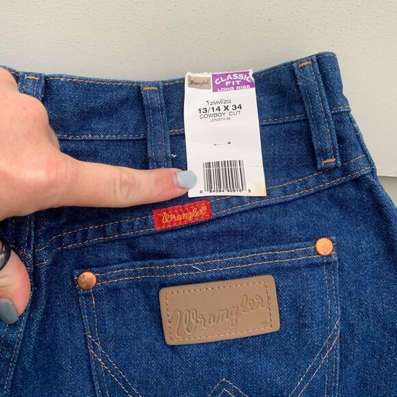 Vintage LADIES Wrangler 12MWZ high rise jeans 13/14x34 - Picture 6 of 6